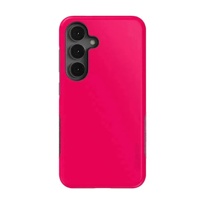 Think Pink | Solid Neon Pink Samsung Case Samsung Case Casetry Bold Flex + MagSafe® Galaxy S25