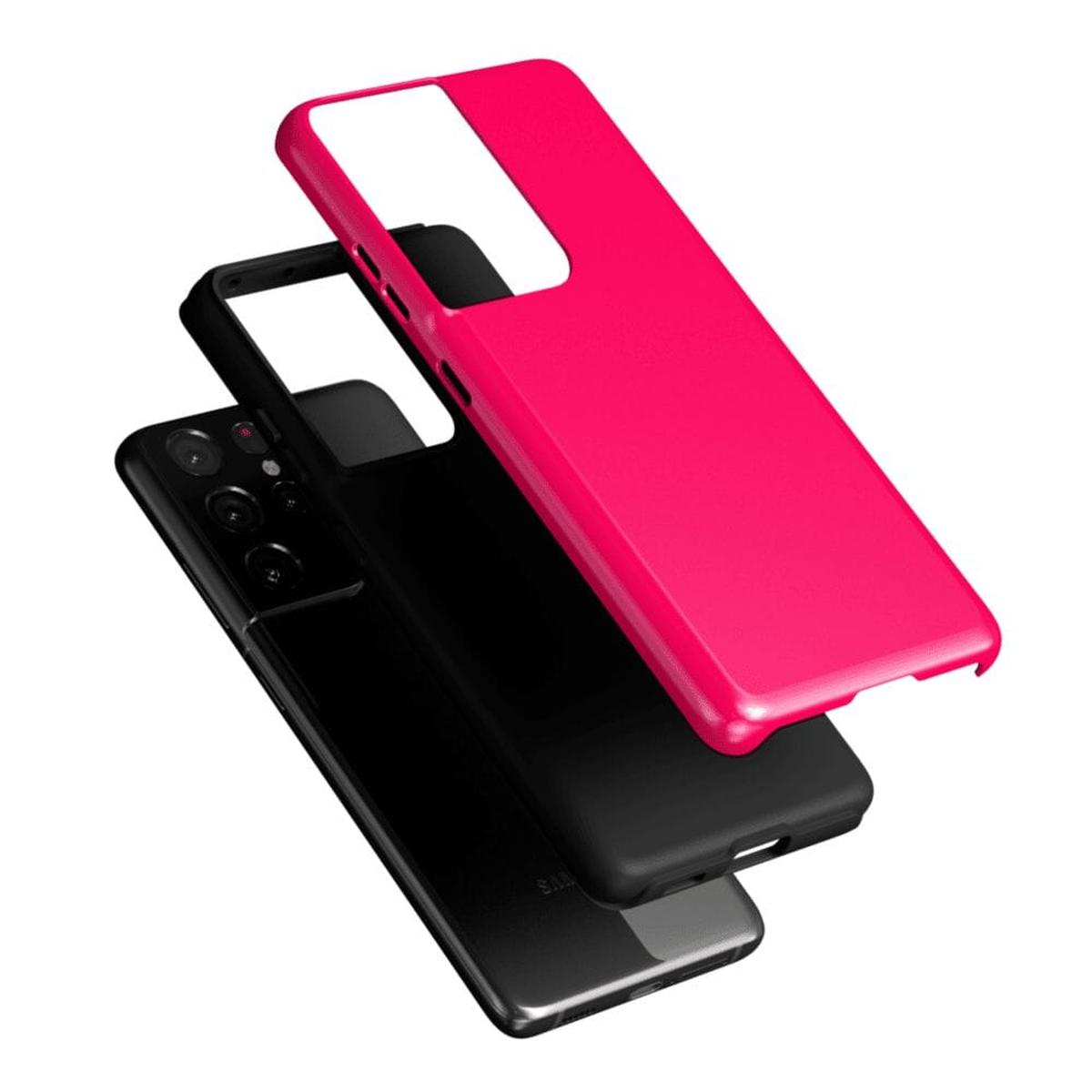 Think Pink | Solid Neon Pink Samsung Case Samsung Case Casetry