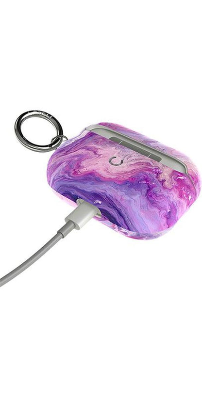 Tie Dying Over You | Purple Marble AirPods Case AirPods Case get.casely