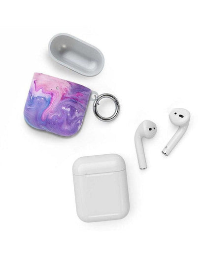 Tie Dying Over You | Purple Marble AirPods Case AirPods Case get.casely