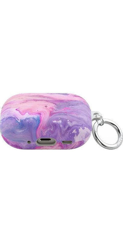 Tie Dying Over You | Purple Marble AirPods Case AirPods Case get.casely