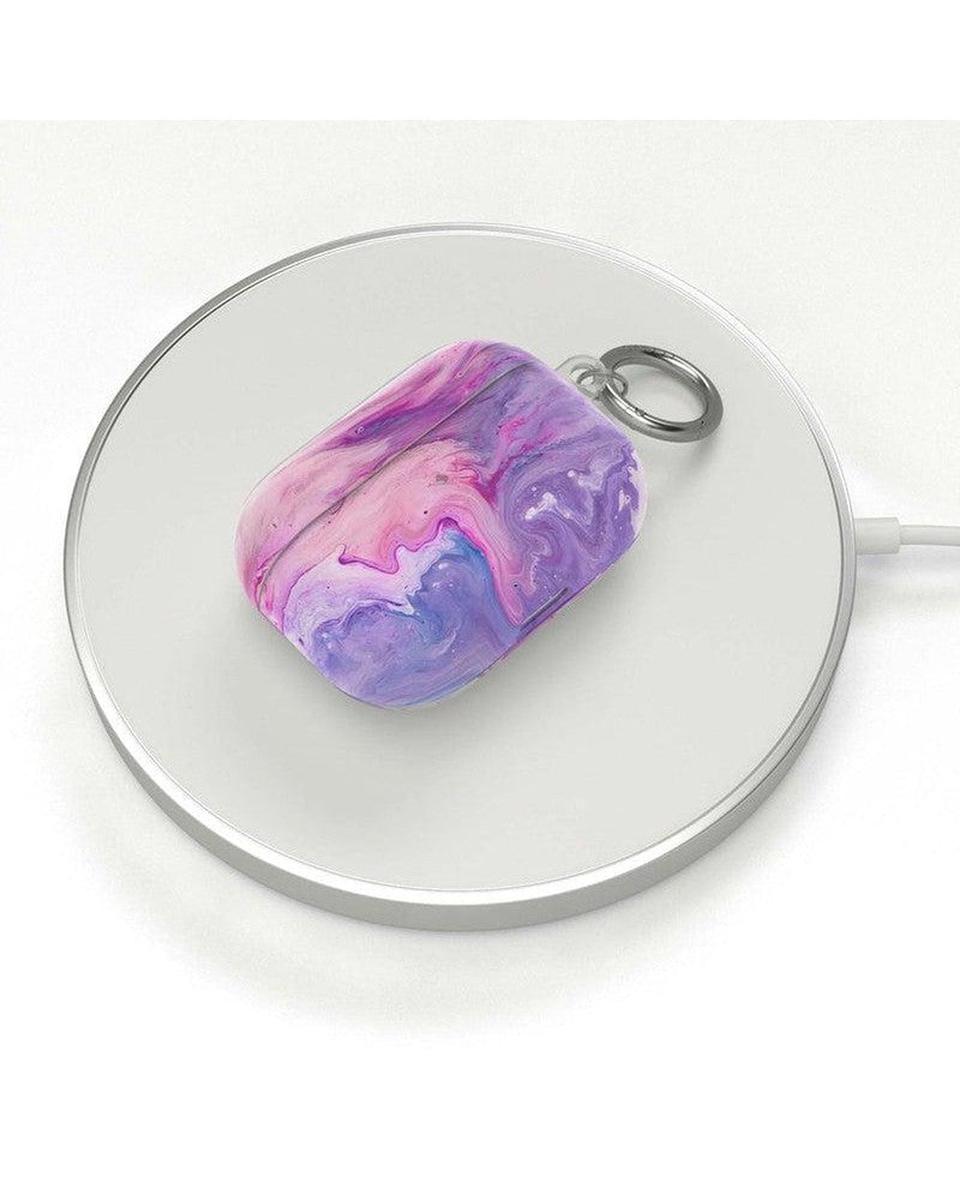 Tie Dying Over You | Purple Marble AirPods Case AirPods Case get.casely