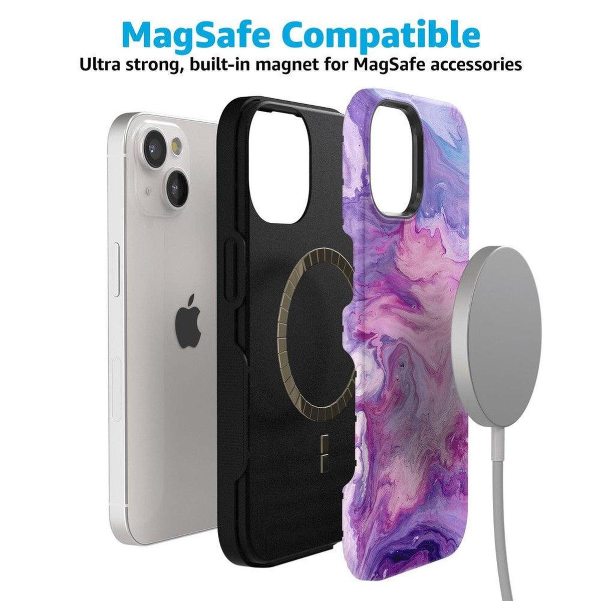 Tie Dying Over You | Purple Marble iPhone Case iPhone Case get.casely