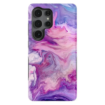 Tie Dying Over You | Purple Marble Samsung Case Samsung Case Casetry Bold Flex + MagSafe® Galaxy S25 Ultra
