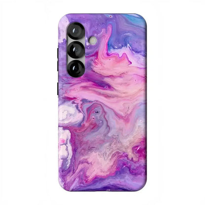 Tie Dying Over You | Purple Marble Samsung Case Samsung Case Casetry Essential + MagSafe® Galaxy S25