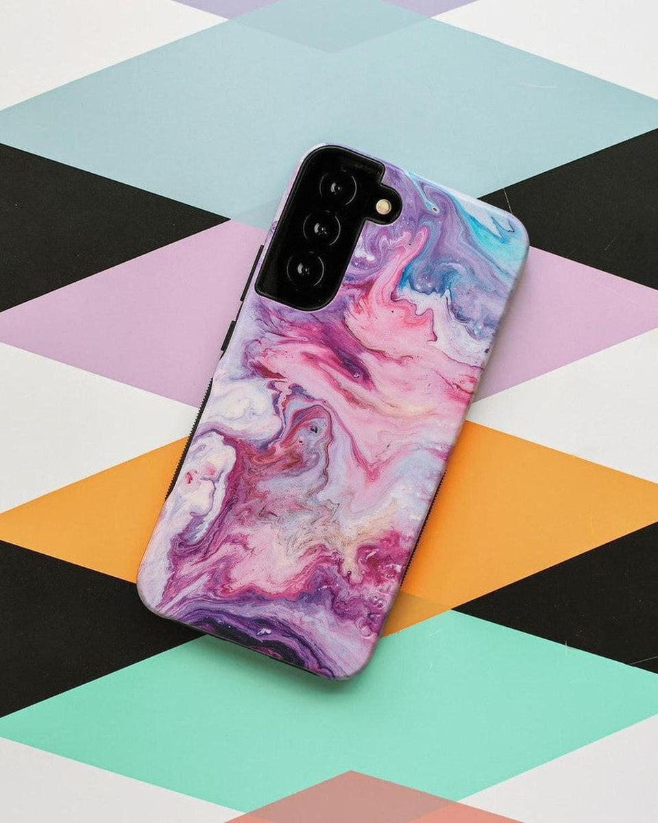 Tie Dying Over You | Purple Marble Samsung Case Samsung Case get.casely
