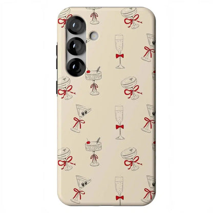 Tini | Kitty and Vibe Holiday Case Phone Case Casetry Essential + MagSafe® Galaxy S25 Plus
