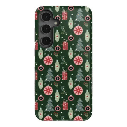Tinsel Town | Christmas Ornament Case Phone Case Casetry Bold Flex + MagSafe® Galaxy S25 Plus