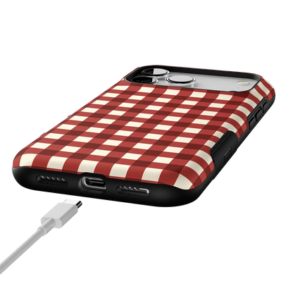 Checked Twice | Red Plaid Case
