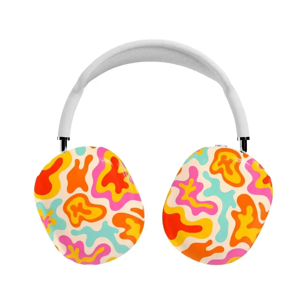 Tropical Color Splash | Abstract Retro AirPods Max Case AirPods Case Casetry AirPods Max Case