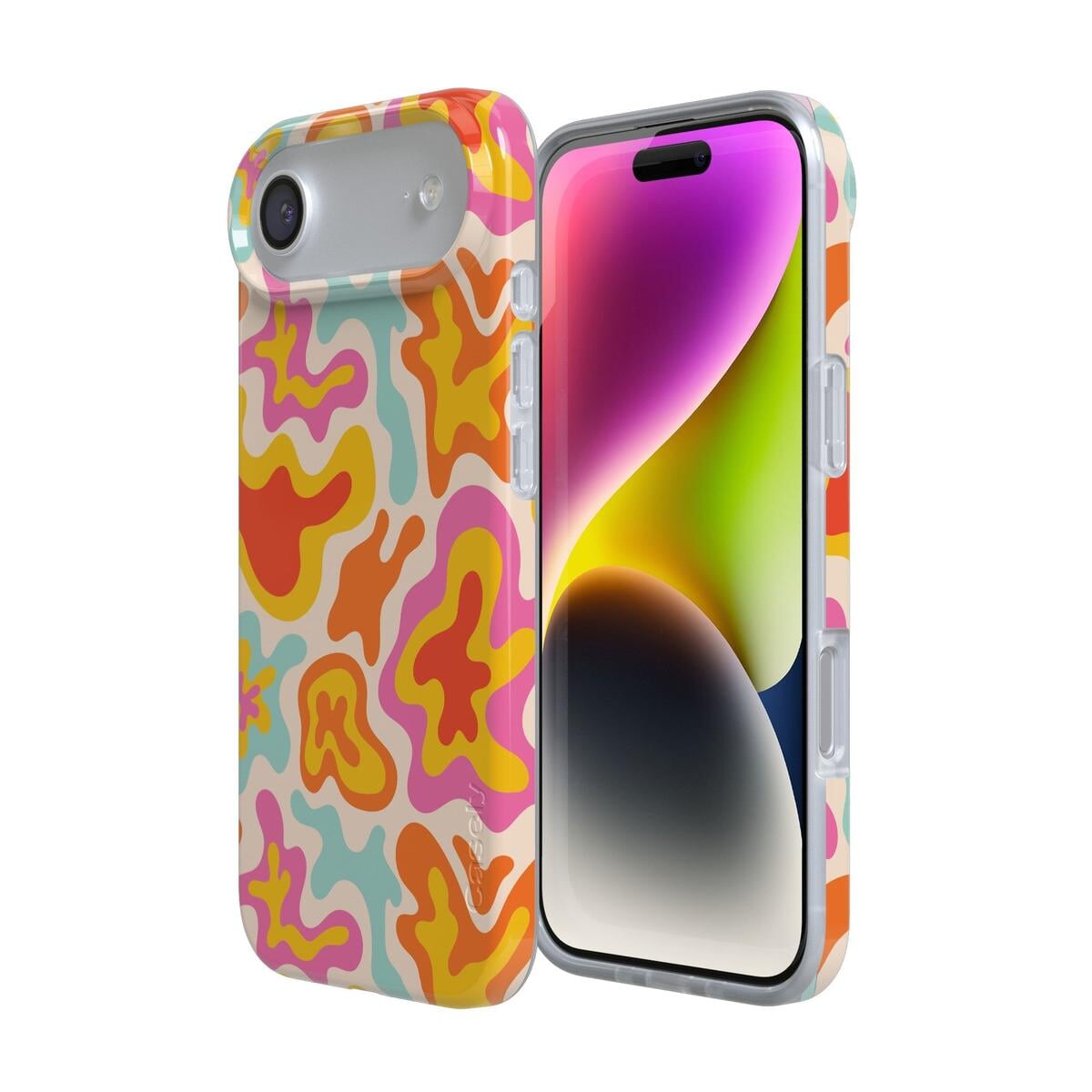 Tropical Color Splash | Abstract Retro Case iPhone Case get.casely