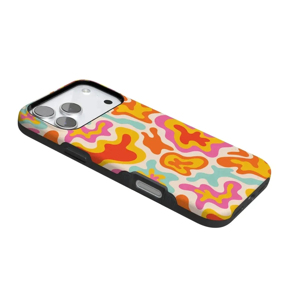 Tropical Color Splash | Abstract Retro Case iPhone Case get.casely