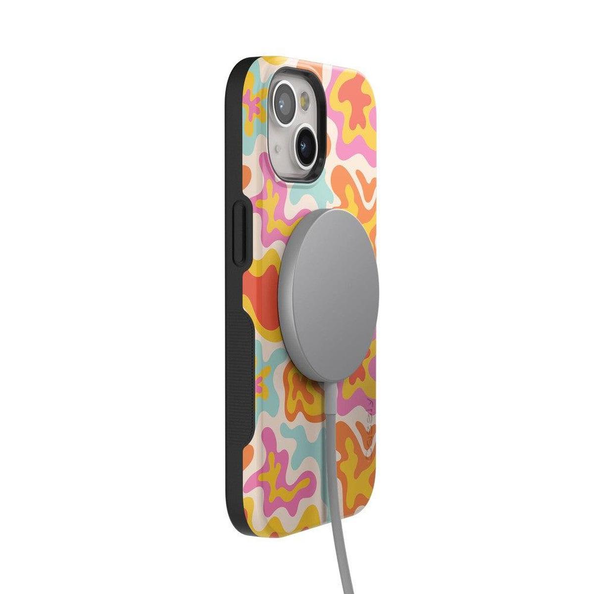 Tropical Color Splash | Abstract Retro Case iPhone Case get.casely
