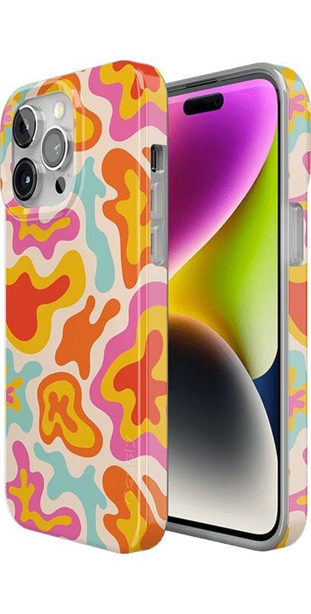 Tropical Color Splash | Abstract Retro Case iPhone Case get.casely