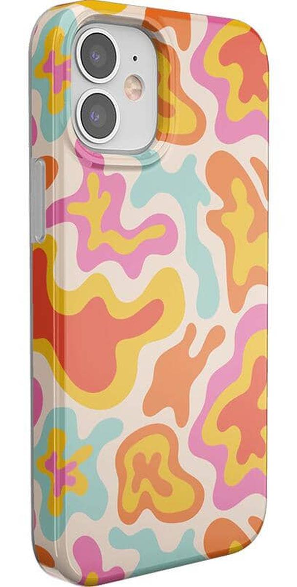 Tropical Color Splash | Abstract Retro Case iPhone Case get.casely