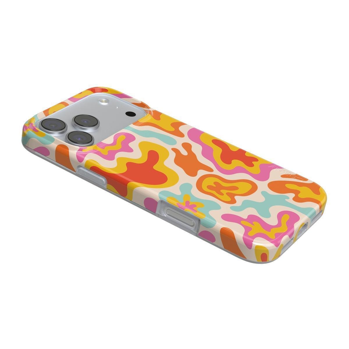 Tropical Color Splash | Abstract Retro Case iPhone Case get.casely