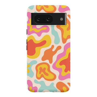 Tropical Color Splash | Abstract Retro Google Pixel Case Google Pixel Case Casetry Essential Google Pixel 8