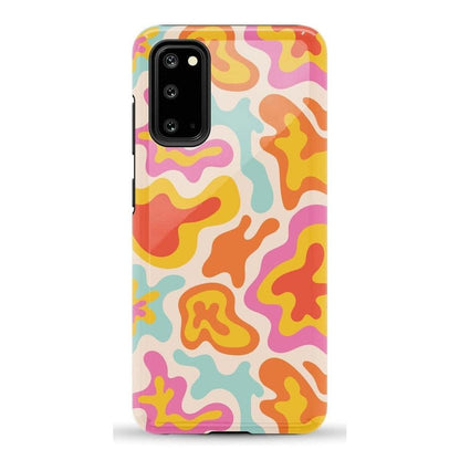 Tropical Color Splash | Abstract Retro Samsung Case