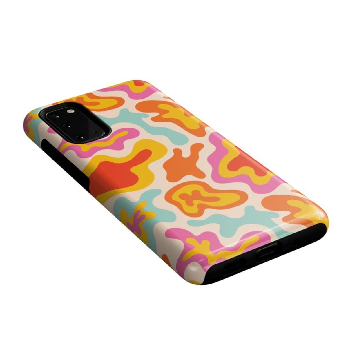 Tropical Color Splash | Abstract Retro Samsung Case Samsung Case Casetry