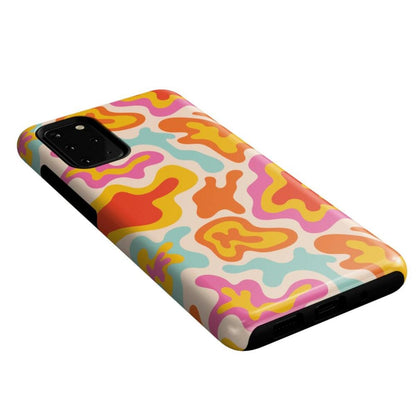 Tropical Color Splash | Abstract Retro Samsung Case Samsung Case Casetry