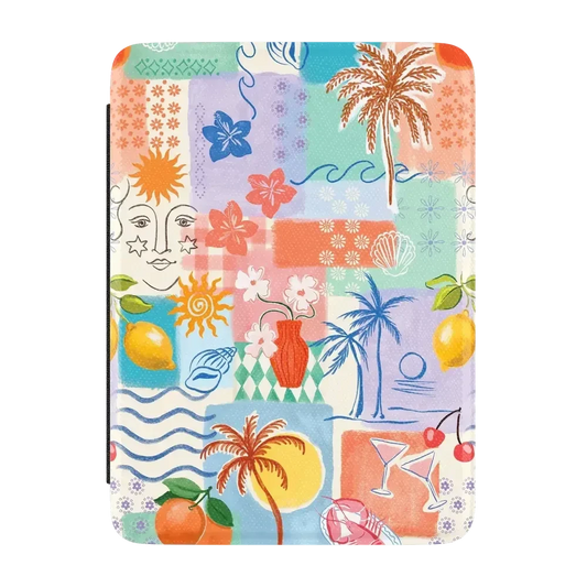 Tropical Heat | Beachy Collage Kindle Case Kindle Case get.casely 7” Kindle Paperwhite