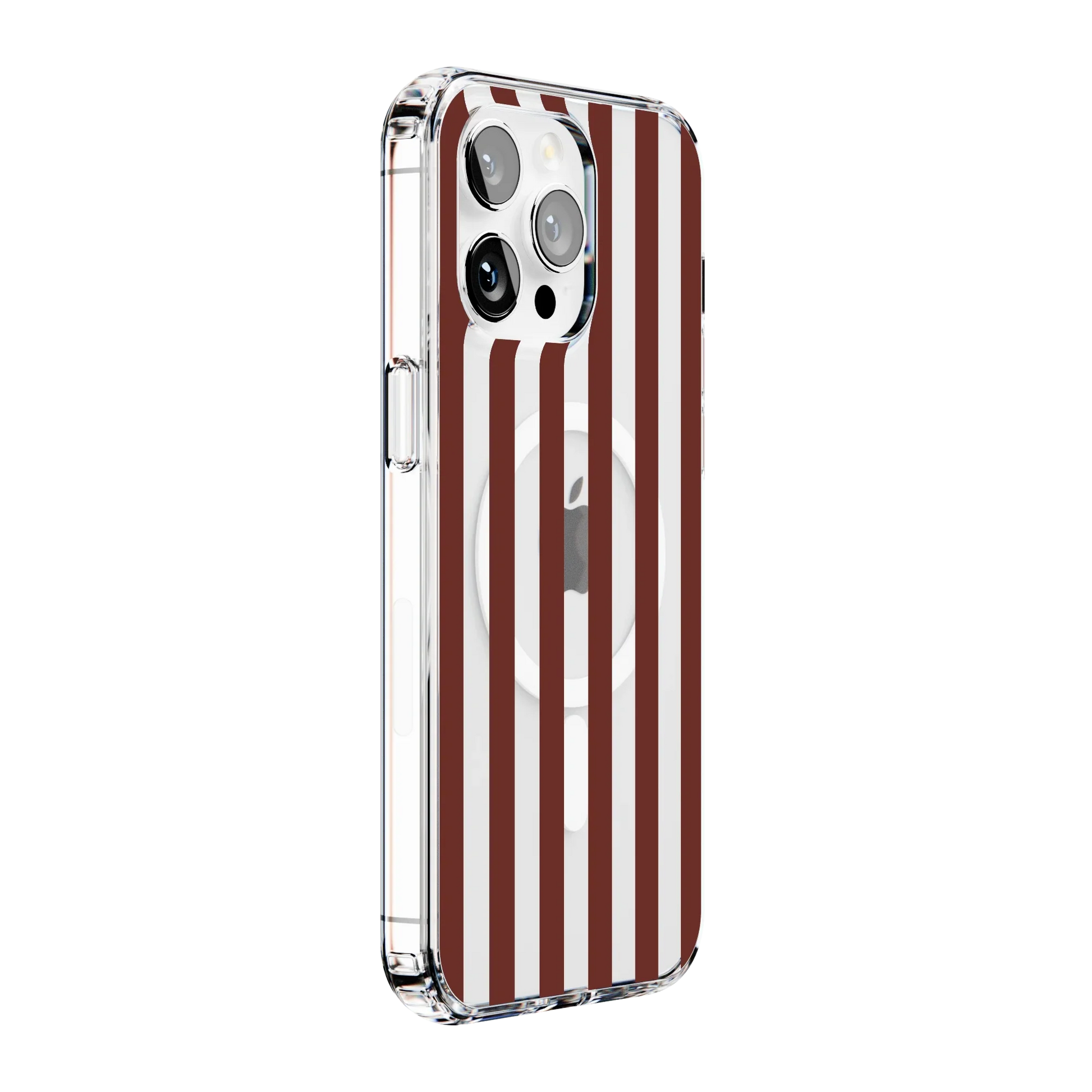 Sunday in Brooklyn | Burgundy Stripes Case