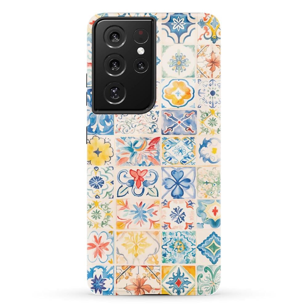 Tuscan Tiles | Dolce Vita Case iPhone Case get.casely Essential Galaxy S21 Ultra