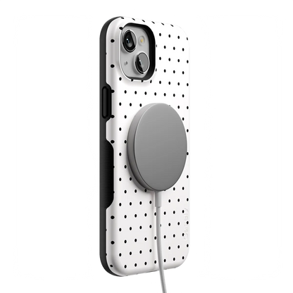 On the Dot | Black Polka Dot Case