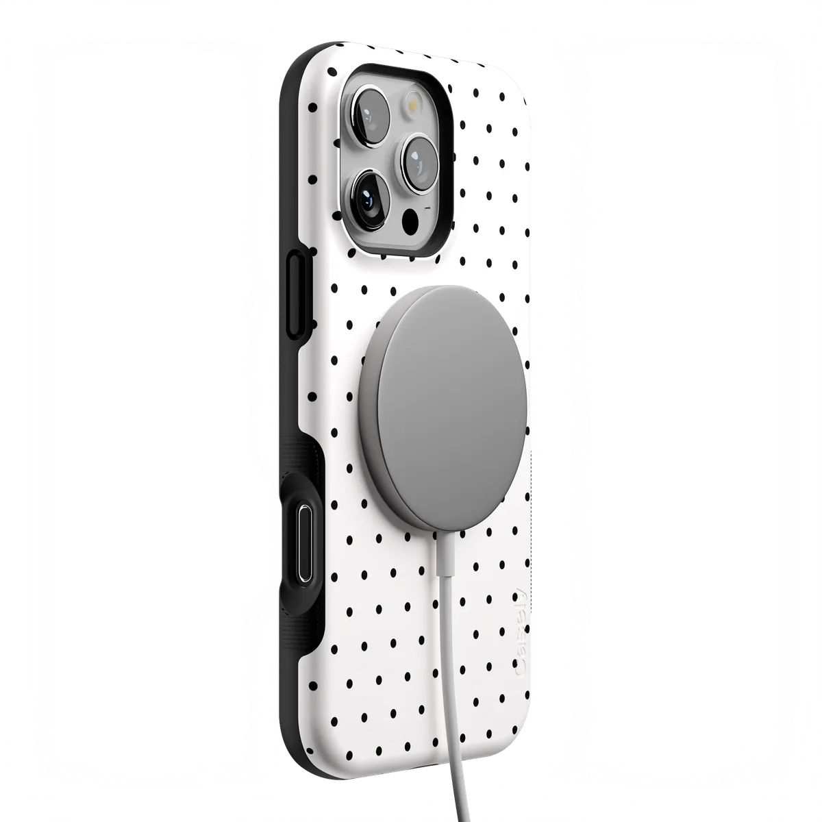 On the Dot | Black Polka Dot Case