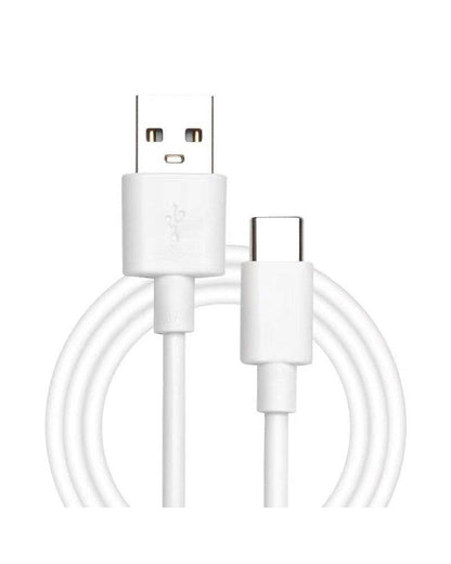 USB to USB-C Power Pod Charging Cord - White Charging Cable get.casely
