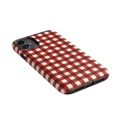 Checked Twice | Red Plaid Case