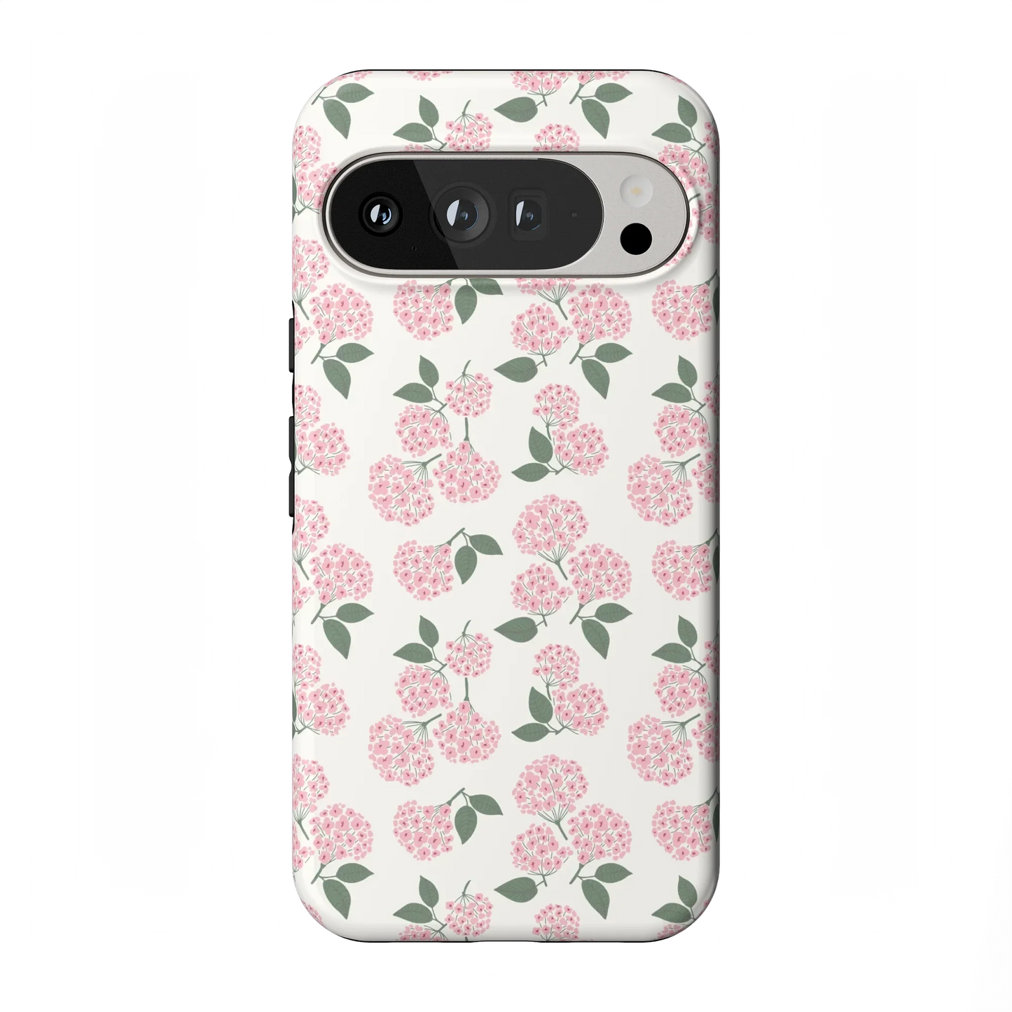 Nantucket Cottage | Pink Hydrangea Case - Google Pixel 9 Pro XL
