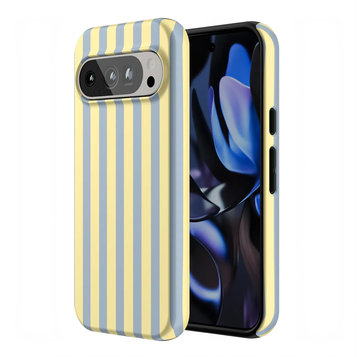 Coastline Stripes | Blue & Yellow Case