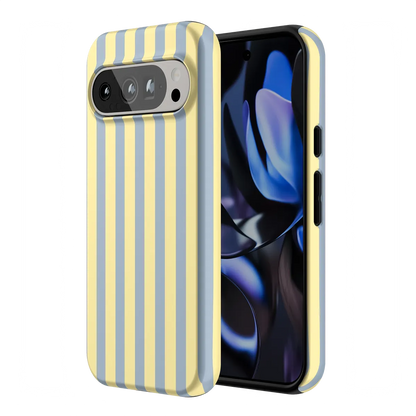 Coastline Stripes | Blue & Yellow Case