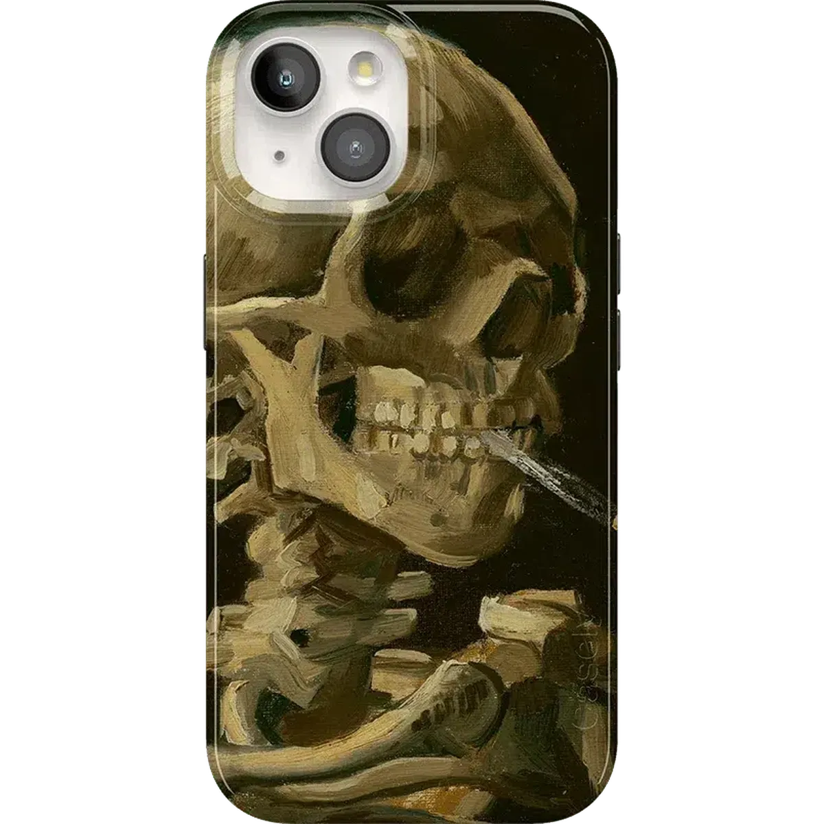 Van Gogh | Skull of a Skeleton with Burning Cigarette Phone Case iPhone Case Van Gogh Museum Classic + MagSafe® iPhone 15