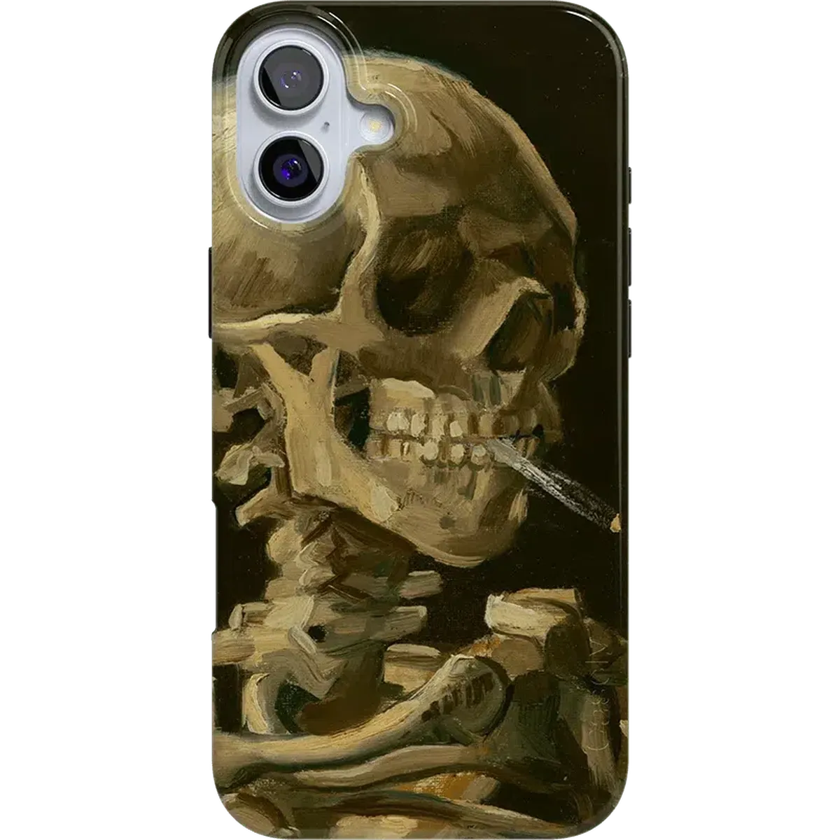 Van Gogh | Head of a Skeleton with a Burning Cigarette Phone Case iPhone Case Van Gogh Museum Classic + MagSafe® iPhone 16 Plus