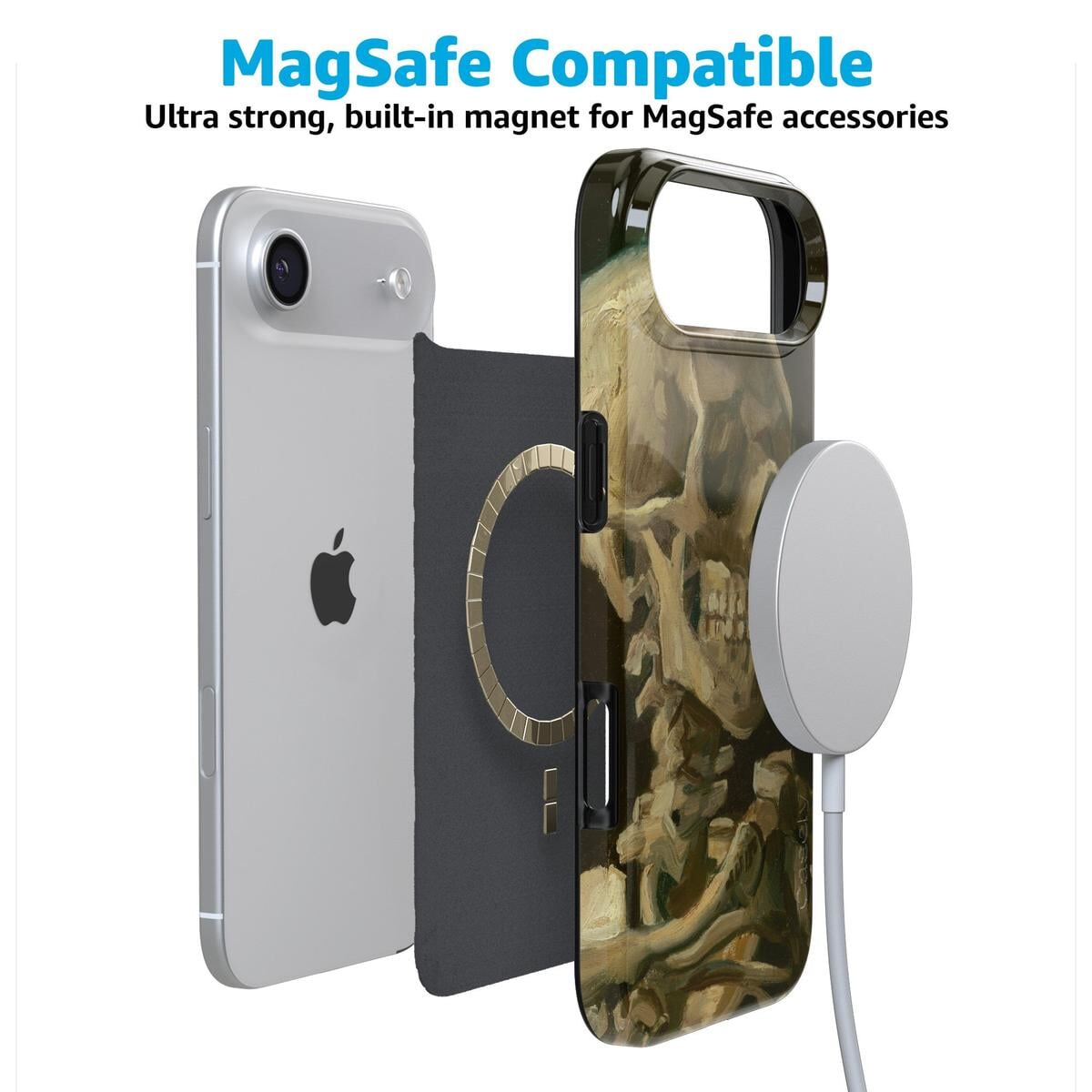 Van Gogh | Head of a Skeleton with a Burning Cigarette Phone Case iPhone Case Van Gogh Museum