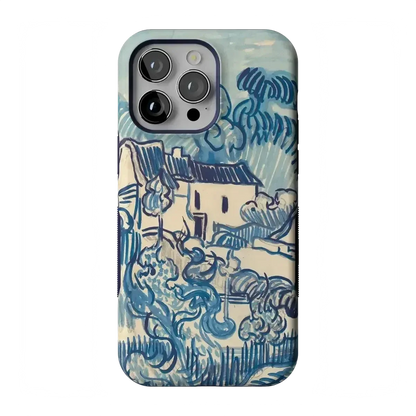 Van Gogh | Landscape With Houses Phone Case iPhone Case Van Gogh Museum Bold Flex + MagSafe® iPhone 14 Pro Max