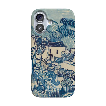 Van Gogh | Landscape With Houses Phone Case iPhone Case Van Gogh Museum Classic + MagSafe® iPhone 17