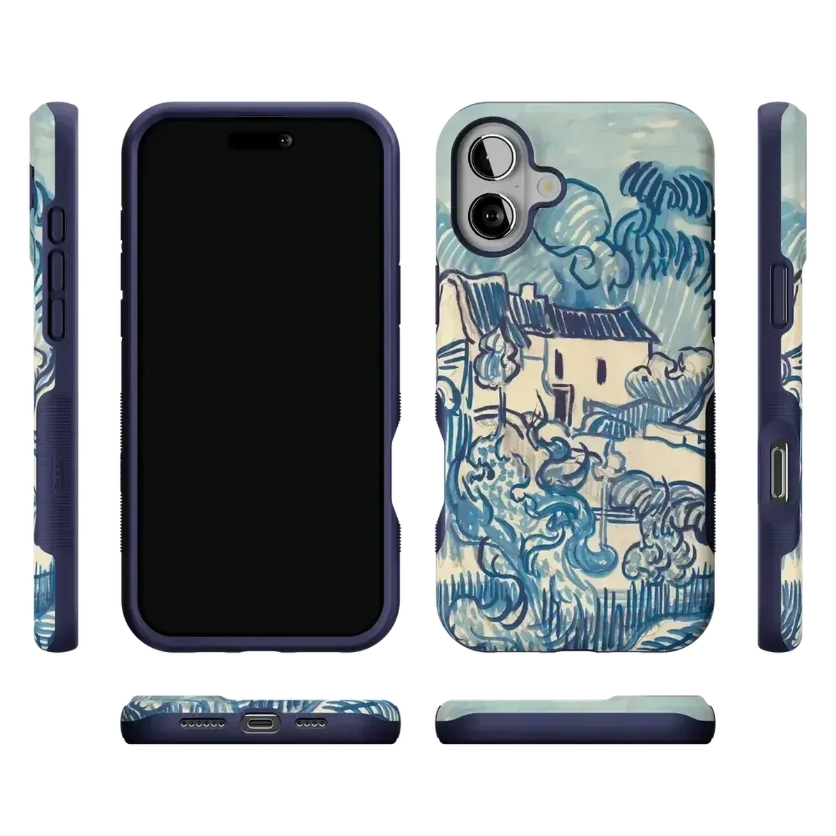 Van Gogh | Landscape With Houses Phone Case iPhone Case Van Gogh Museum