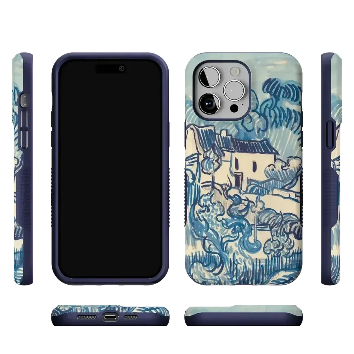 Van Gogh | Landscape With Houses Phone Case iPhone Case Van Gogh Museum