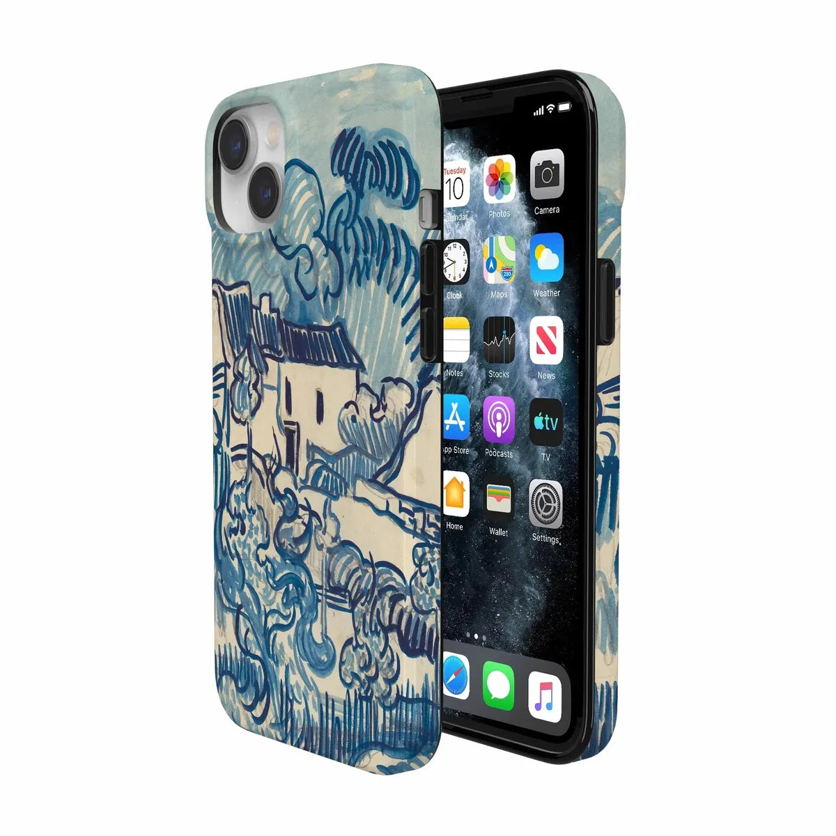 Van Gogh | Landscape With Houses Phone Case iPhone Case Van Gogh Museum