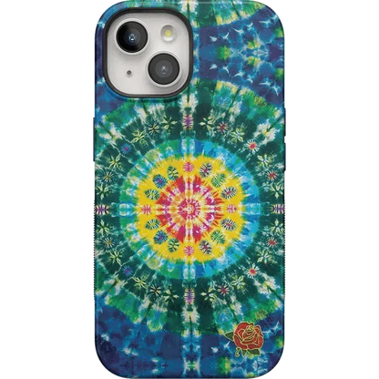 Veneta Tapestry | Grateful Dead Tie Dye Case iPhone Case Grateful Dead Bold + MagSafe® iPhone 15 Plus