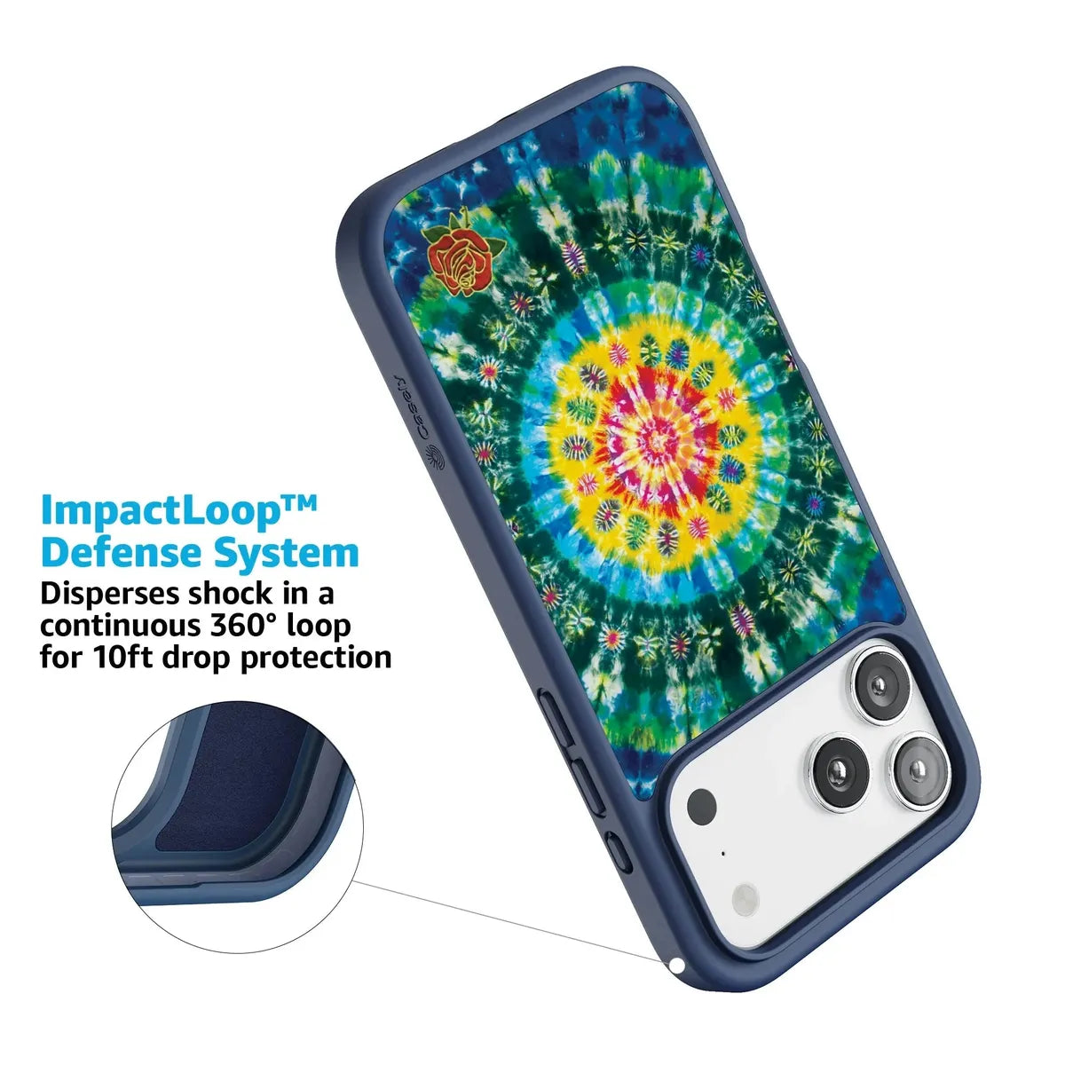 Veneta Tapestry | Grateful Dead Tie Dye Case iPhone Case Grateful Dead