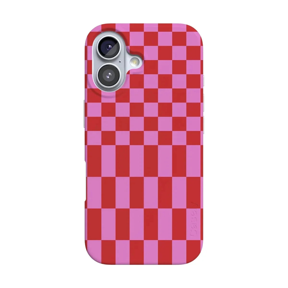 Vibe Check | Pink Checkerboard Case Phone Case Casetry Classic + MagSafe® iPhone 17