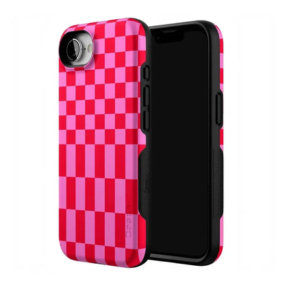 Vibe Check | Pink Checkerboard Case Phone Case Casetry