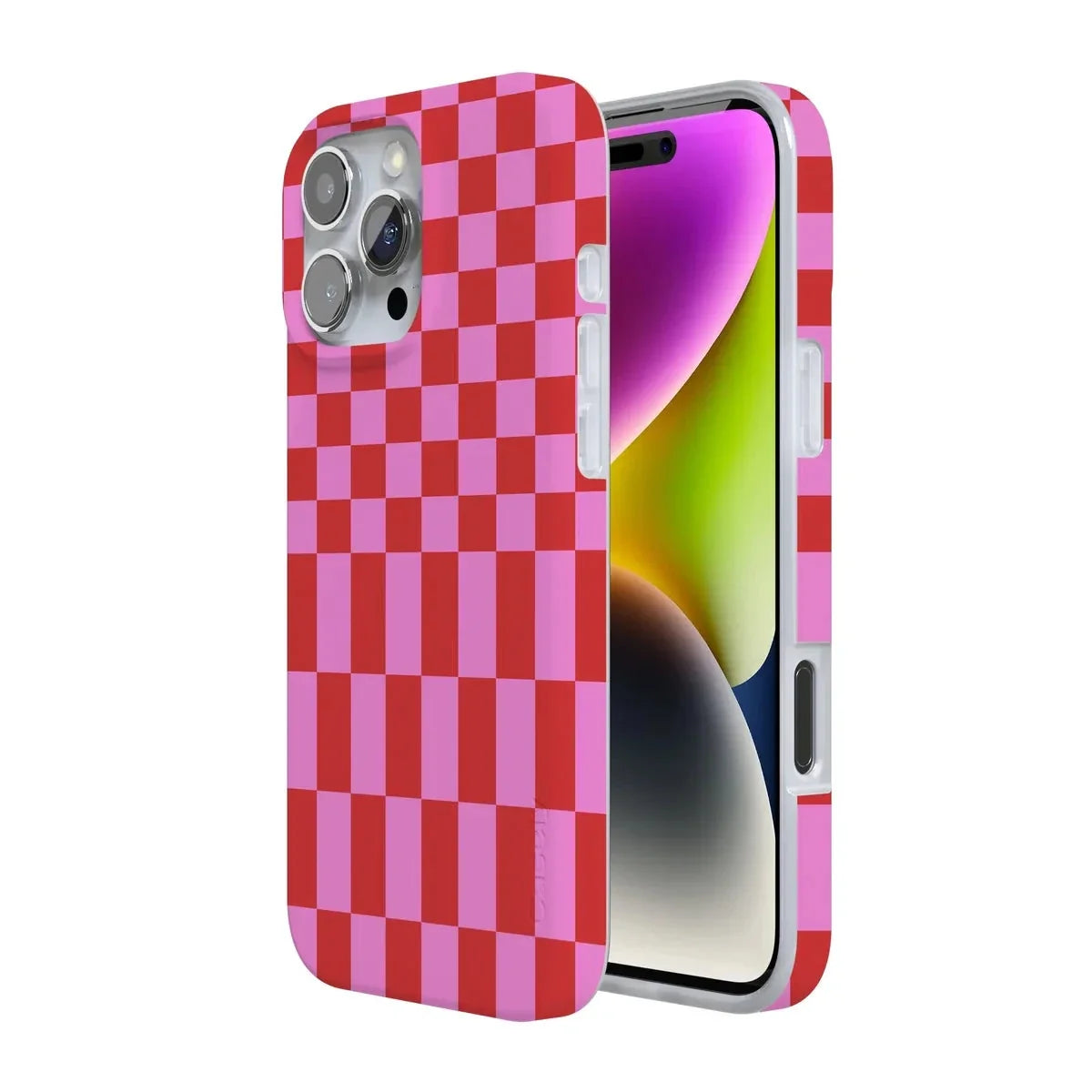 Vibe Check | Pink Checkerboard Case Phone Case Casetry