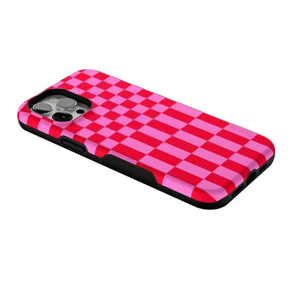 Vibe Check | Pink Checkerboard Case Phone Case Casetry