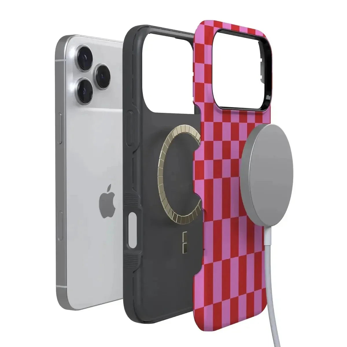 Vibe Check | Pink Checkerboard Case Phone Case Casetry