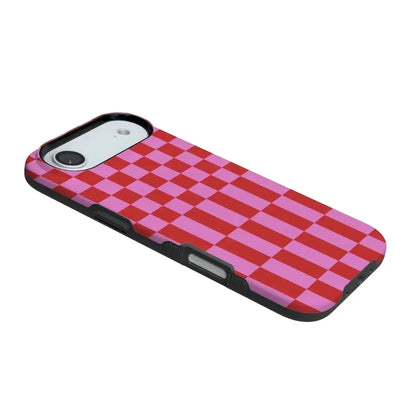 Vibe Check | Pink Checkerboard Case Phone Case Casetry